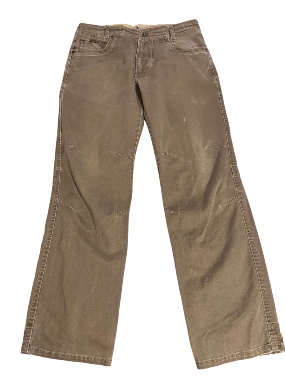 Kuhl Men’s Size 32x32 Brown Easy Rider Vintage Patina Dye Pants Outdoors Hiking